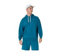 ASICS French Terry Relaxed Pullover Hoodie Dark Teal hommes size 2XL