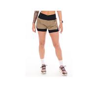 Asics Fujitrail 2 en 1 W vêtement running femme déstockage Fujitrail 2 en 1 W XS Marron