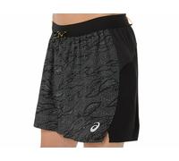 Asics Fujitrail All Over Print 5In Short Homme Noir - Shorts et cuissards standards hommes XL