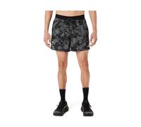 ASICS Fujitrail All Over Print 5in Short Performance Black / Carbon / Cream hommes size XL