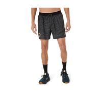 ASICS Fujitrail All Over Print 5in Short Performance Black hommes size XS