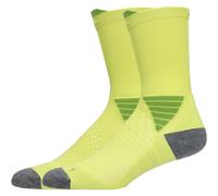 Chaussettes ASICS Elite Fujitrail Crew jaune vert - S