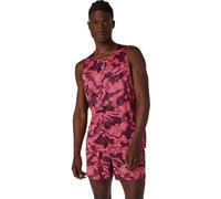 ASICS Fujitrail Singlet Blazing Coral / Dark Aubergine hommes size L