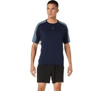 ASICS Maillot de course Fujitrail Elite Hommes – bleu foncé, gris – Taille L