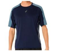 Asics Maillot de course Fujitrail Elite Hommes Bleu foncé, gris Taille S