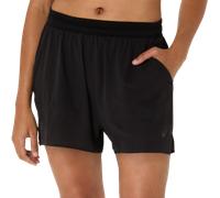 Asics Short Fujitrail Elite Noir Femme Taille S