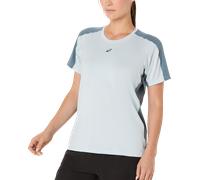 ASICS T-shirt de running Fujitrail Elite manches courtes Gris Femme Taille S