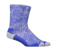 ASICS Fujitrail Graphic Crew Sock Cobalt Burst / Cream unisex size XL