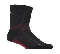 ASICS Fujitrail Graphic Crew Sock Dark Aubergine / Black unisex size L