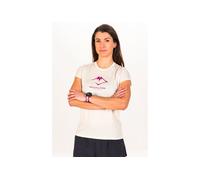 Asics Fujitrail Logo Short Sleeve Top Femme Beige - Tee-shirts de running femmes L