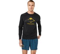 Asics Fujitrail Logo Long Sleeve Top Homme Noir - Débardeurs de running hommes S