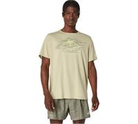 ASICS Fujitrail Logo Maillot De Course Hommes - Vert, Taille L