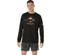 Asics - Fujitrail Logo L/S Top - T-shirt de running - M - performance black