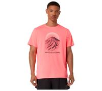 Asics - Fujitrail Logo Short Sleeve Sun Coral - L - Tee-shirt de trail