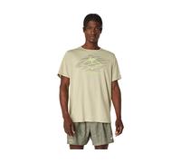 ASICS Fujitrail Logo Ss Top Khaki hommes size XL