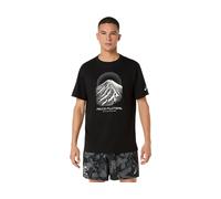 ASICS T-shirt fonctionnel FUJITRAIL noir / blanc cassé Taille L