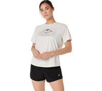 ASICS T-shirt de running FujiTrail Logo manches courtes Femme M