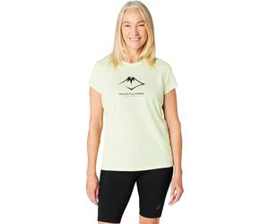 ASICS Fujitrail Logo T-Shirt Femme S Vert Clair
