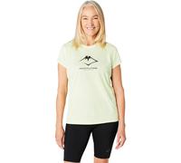 ASICS Fujitrail Logo T-Shirt Femme XL Vert Clair