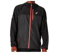 Asics - Fujitrail Packable Windbreaker - Veste de running - XL - performance black / carrier grey