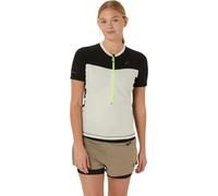 Asics Fujitrail Short Sleeve Top Femme Beige - Tee-shirts de running femmes L