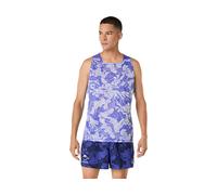 ASICS Fujitrail Singlet Cobalt Burst / Cream hommes size XL