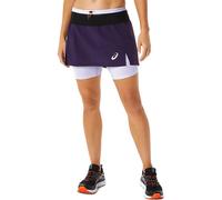 Asics Fujitrail Skort Femme Bleu - Shorts 2 en 1 de running femmes XS