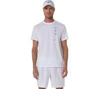 Asics T-shirt Game Graphic Blanc Hommes Taille M
