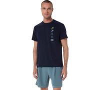 ASICS Game Graphic Tee Bleu Marine L