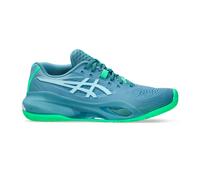 Asics Chaussures Hommes Gel-Resolution X Padel Bleu Gris / Vert Fluo Taille 45