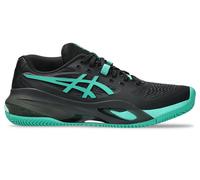 ASICS Gel - Resolution X Clay Black / Aurora Green hommes size 40.5