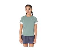 ASICS Girls Tennis Ss Top Monument Blue / Cream unisex size M