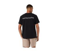 ASICS Heritage Heavy Cotton Graphic Tee Performance Black / Cream unisex size S