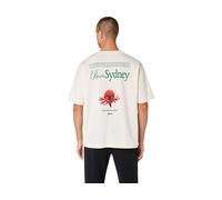 ASICS Heritage Heavy Cotton Run City Tee Cream / Sydney unisex size S
