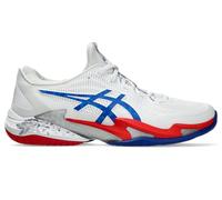 ASICS Homme Court FF 3 Novak Sneaker, Blanc/Bleu, 39.5 EU
