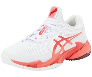 ASICS Homme Court FF 3 Novak Sneaker, Blanc/Rouge ÉLECTRIQUE, 39 EU