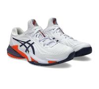 ASICS Homme Court FF 3 Sneaker, Blanc/Violet GRISÂTRE, 40 EU