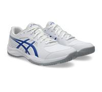 ASICS Homme Court Slide 4 Sneaker, White Dark Cobalt, 40.5 EU