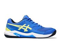 ASICS Homme Gel-Dedicate 8 Padel Sneaker, Illusion Blue/Glow Yellow, 40 EU
