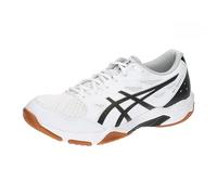 ASICS Homme Gel-Rocket 11 Sneaker, Blanc/Argent Pur, 44.5 EU
