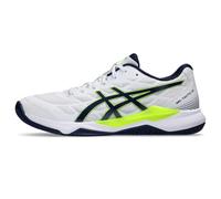 ASICS Homme Gel-Tactic 12 Sneaker, Blanc/Noir, 47 EU