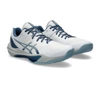 ASICS Homme Sky Elite FF 3 Sneaker, Blanc/Gris Dauphin, 46 EU