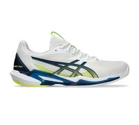 ASICS Homme Solution Speed FF 3 Clay Sneaker, Blanc/Bleu MAKO, 44 EU