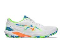 ASICS Homme Solution Swift FF 2 Padel L.E. Sneaker, Gecko Blanc/Vert, 42 EU