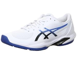 ASICS Homme Solution Swift FF 2, White Dark Cobalt, 42.5 EU