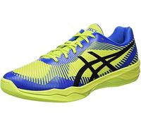 Asics Homme Volley Elite FF Chaussures de Volleyball, Vert Energy Green Directoire Blue Black 7743, 44 EU
