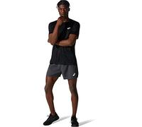 ASICS Hommes Core Shortsleeve Top Vêtements De Course Maillot De Course Performance Black - Noir XL