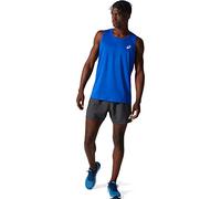 Asics Hommes Core Singlet Vêtements De Course Débardeur Tank Top Asics Blue - Bleu XL