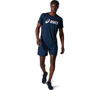 ASICS Hommes Core Tee Vêtements De Course Maillot De Course French Blue/Brilliant White - Bleu S