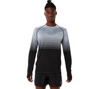 ASICS Hommes Seamless Longsleeve Top Vêtements De Course Haut Manches Longues Performance Black/Carrier Grey - Noir M
